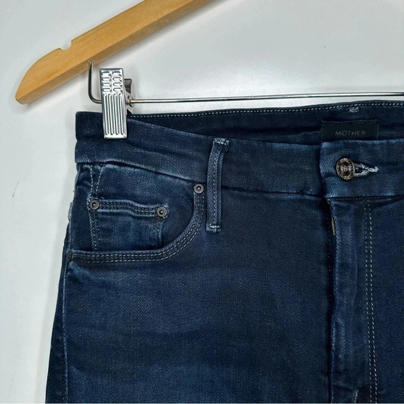 MOTHER The High Waisted Looker Ankle Fray Jeans in Last Call Size 27 - Picture 5 of 12